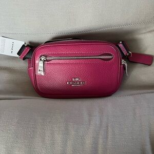Coach Violet Leather Crossbody Bag